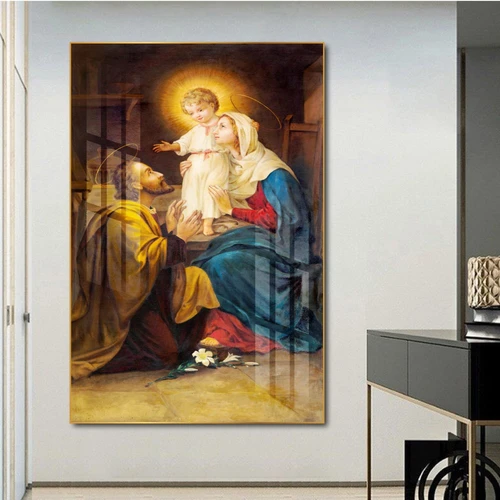 Tranh Treo Tường Mẹ Maria Và Chúa