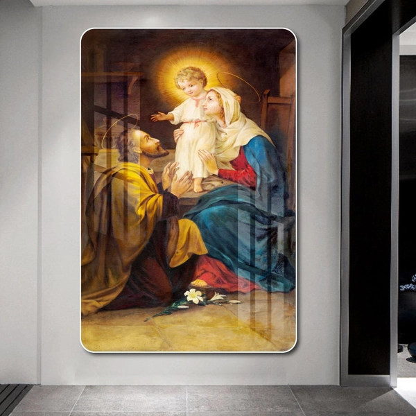 Tranh Treo Tường Mẹ Maria Và Chúa