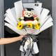 Bó hoa sáp thơm gấu bông chúc mừng tốt nghiệp