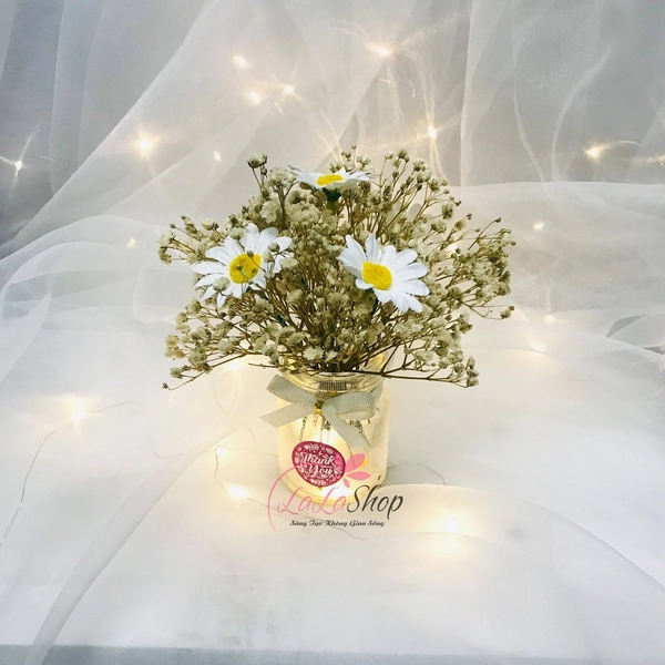 Lọ hoa baby mini để bàn làm decor quà tặng đơn giản