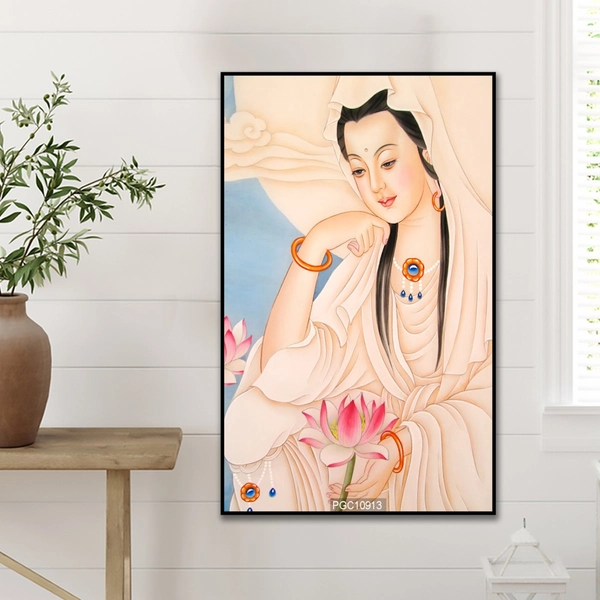 Tranh treo tường quan âm bồ tát 22