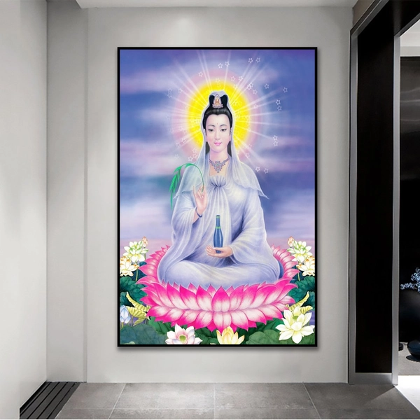 Tranh treo tường quan âm bồ tát 09