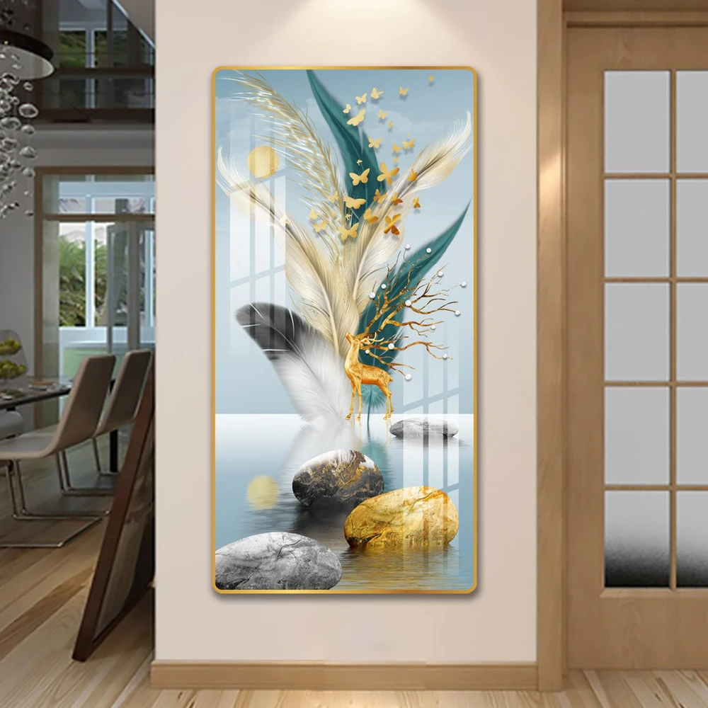 Tranh Treo Tường Hươu Hoa Tài Lộc 7