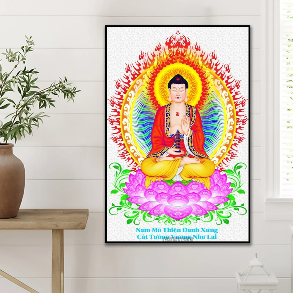 Tranh treo tường phật dược sư 02