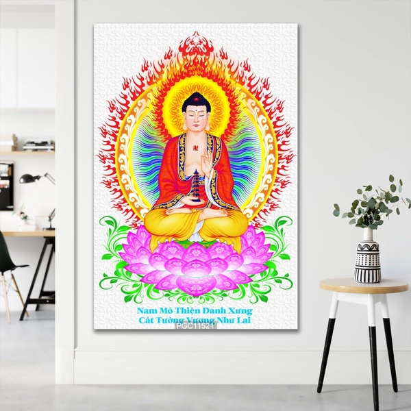 Tranh treo tường phật dược sư 02