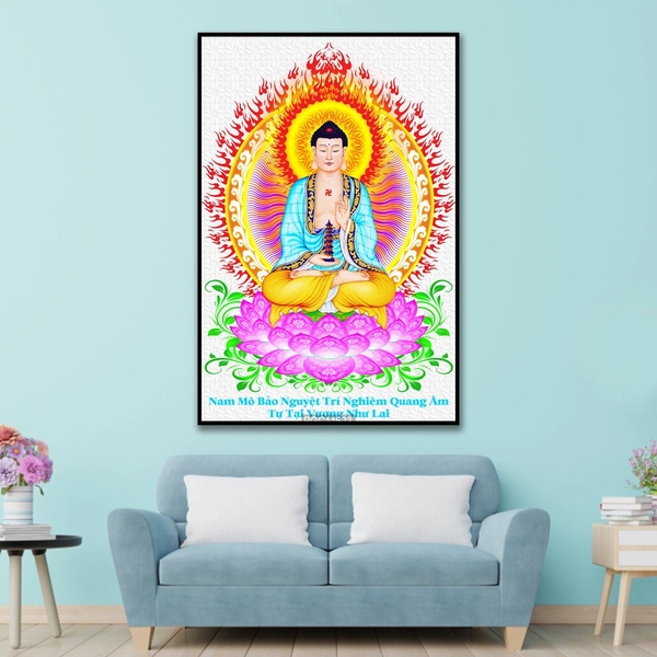Tranh treo tường phật dược sư 04