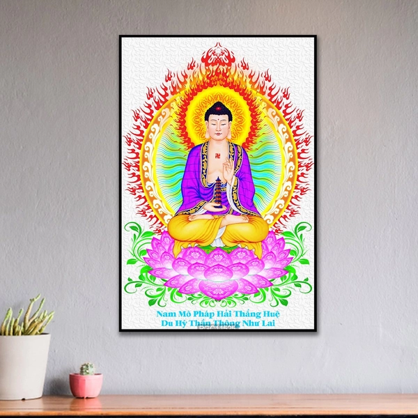 Tranh treo tường phật dược sư 05