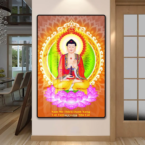 Tranh treo tường phật dược sư 07