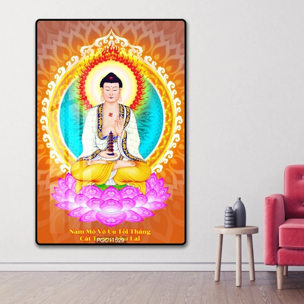 Tranh treo tường phật dược sư 07