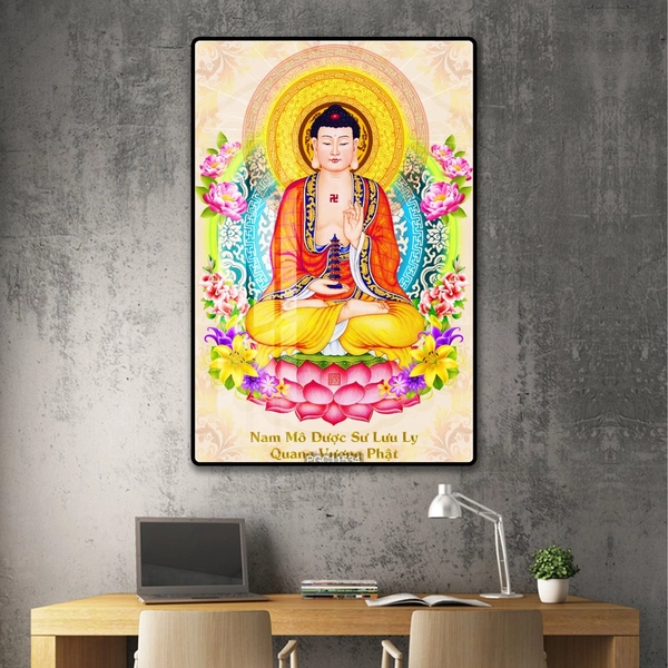 Tranh treo tường phật dược sư 02