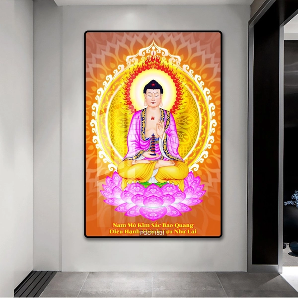 Tranh treo tường phật dược sư 07