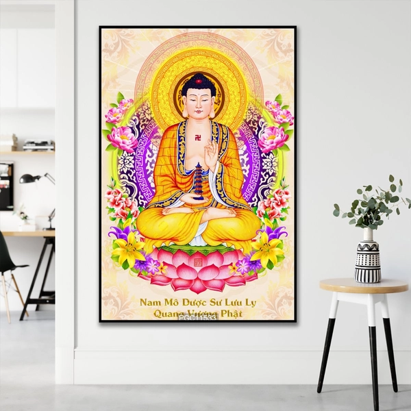 Tranh treo tường phật dược sư 09
