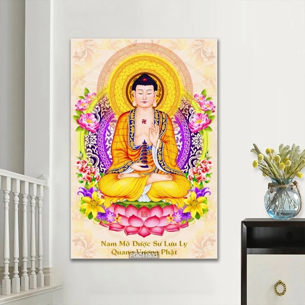 Tranh treo tường phật dược sư 09