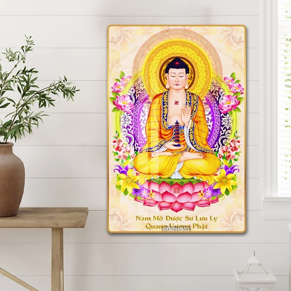 Tranh treo tường phật dược sư 09