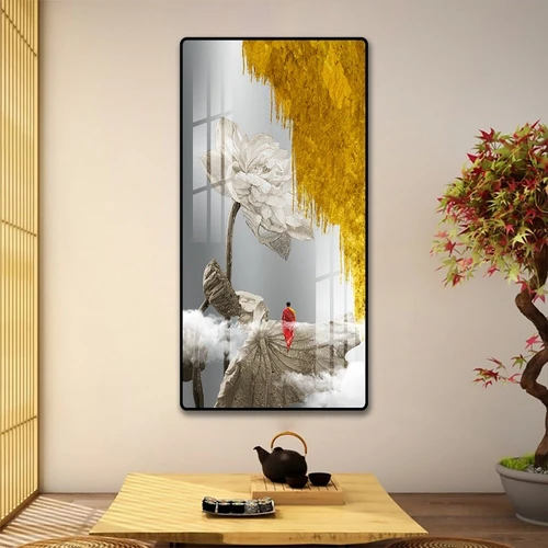 Tranh treo tường phật tọa đài sen