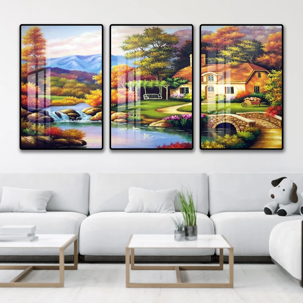 Tranh treo tường phong cảnh nhà cổ châu âu 4