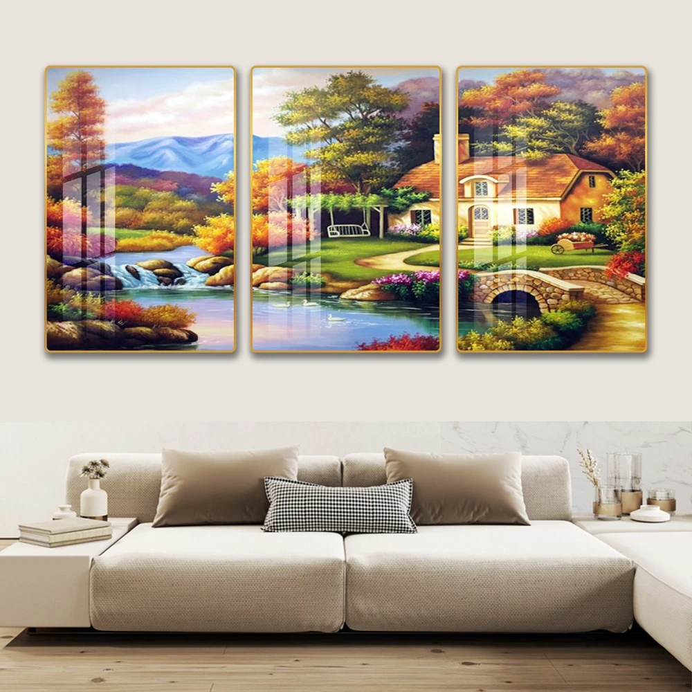 Tranh treo tường phong cảnh nhà cổ châu âu 4