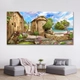 Tranh treo tường phong cảnh nhà cổ châu âu 2
