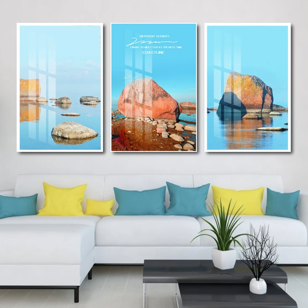 Bãi biển và hòn đá