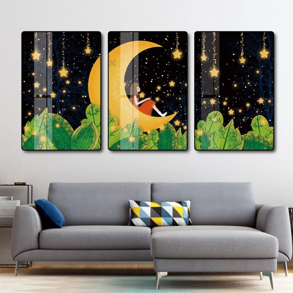 Tranh treo tường đêm trăng sao
