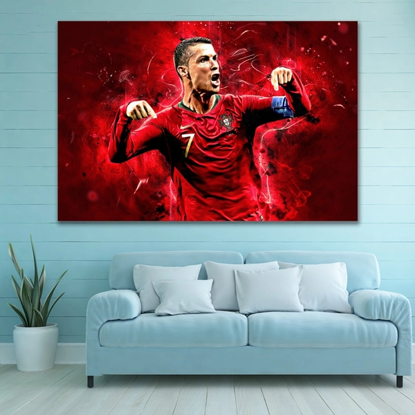 Tranh treo tường cầu thủ Cristiano Ronaldo 4