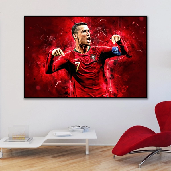 Tranh treo tường cầu thủ Cristiano Ronaldo 4
