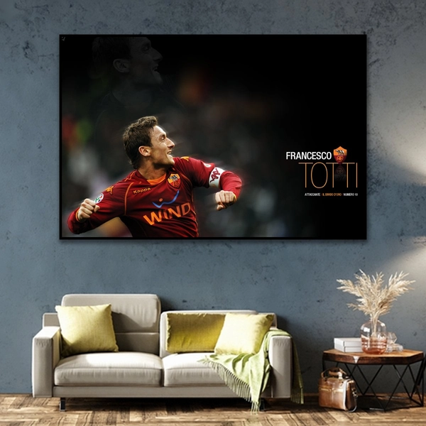 Tranh cầu thủ  Francesco Totti
