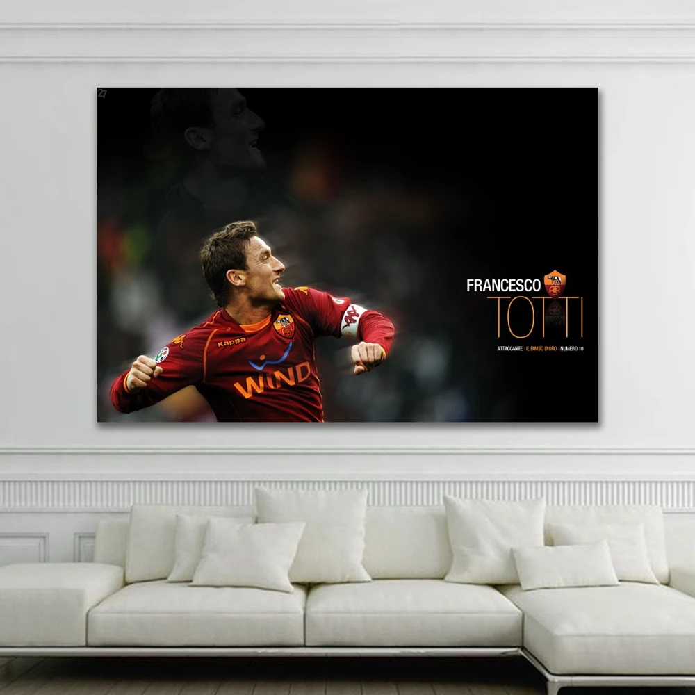 Tranh cầu thủ Francesco Totti