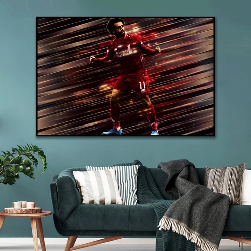 Tranh treo tường cầu thủ  Mohamed Salah