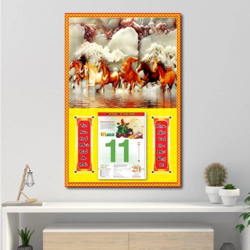 Lịch treo tường mã đáo thành công 2023