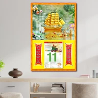 Lịch treo tường thuyền vàng
