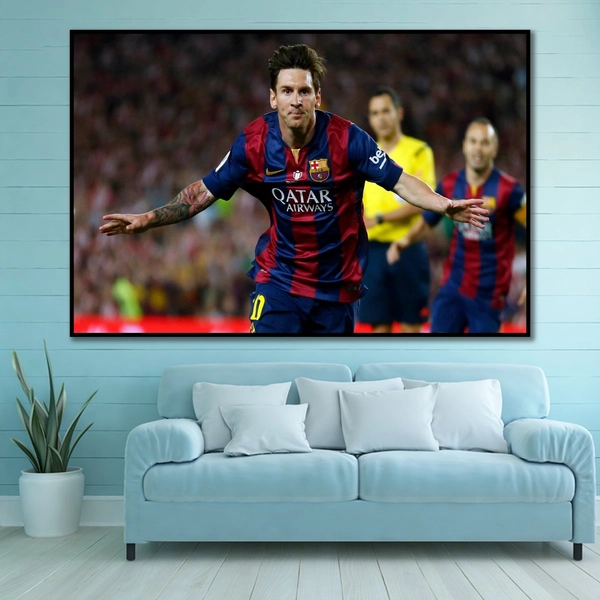 Tranh treo tường cầu thủ Messi