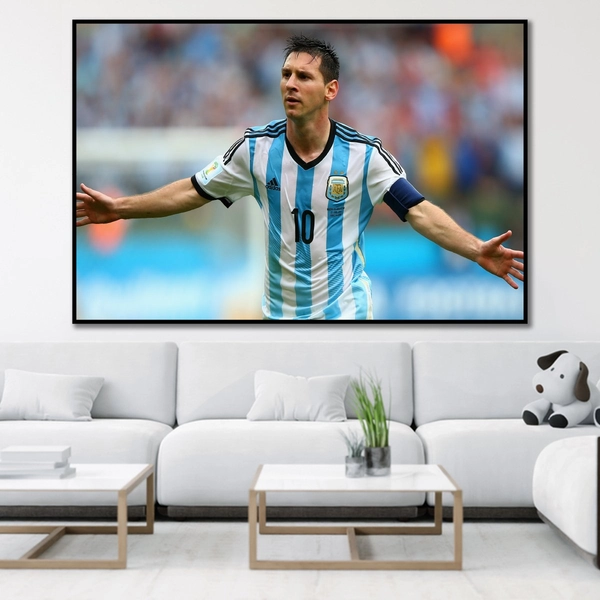 Tranh treo tường cầu thủ Messi