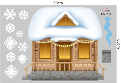 Combo decal trang trí noel Merry Christmas Và Cây Thông Xanh 2023