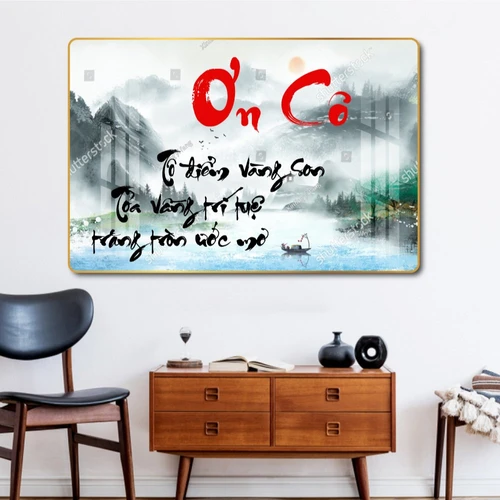 Tranh Treo Tường Thư Pháp Ơn Cô