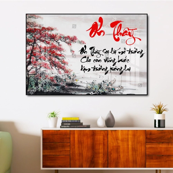 Tranh Treo Tường Thư Pháp Ơn Thầy