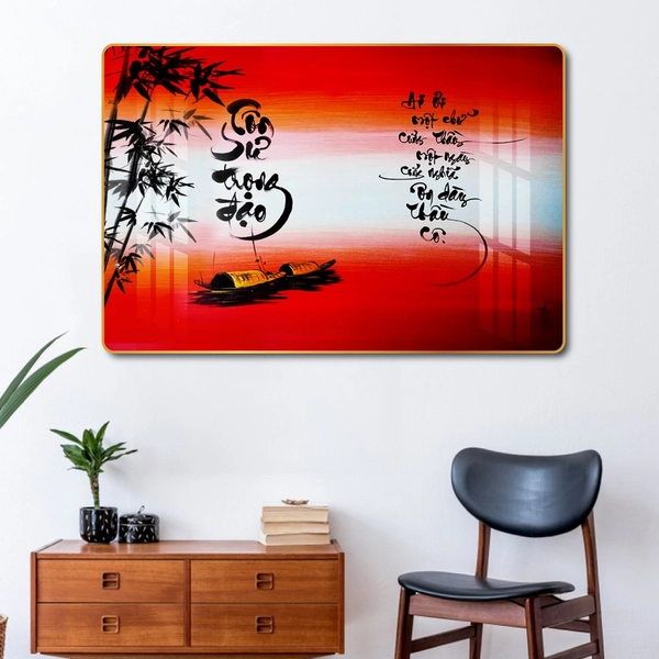 Tranh Treo Tường Thư Pháp Tôn Sư Trọng Đạo