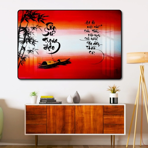 Tranh Treo Tường Thư Pháp Tôn Sư Trọng Đạo