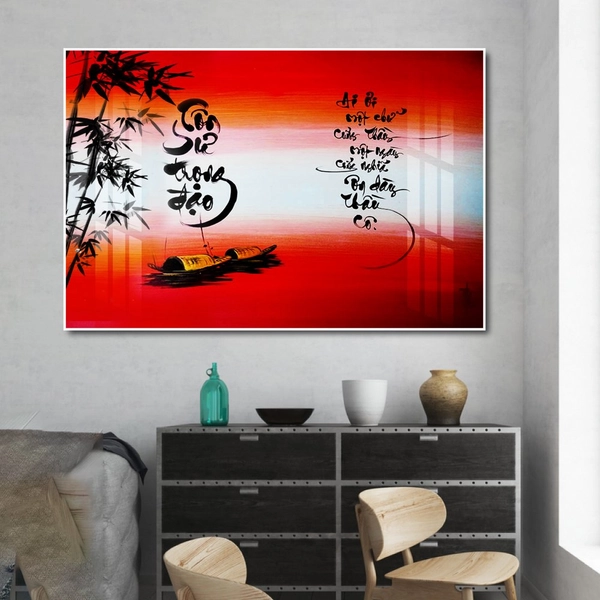 Tranh Treo Tường Thư Pháp Tôn Sư Trọng Đạo