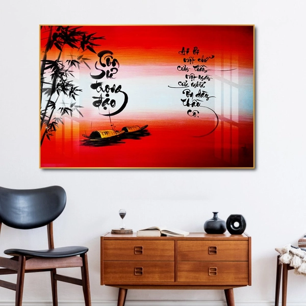 Tranh Treo Tường Thư Pháp Tôn Sư Trọng Đạo