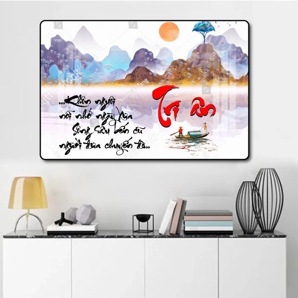 Tranh Treo Tường Thư Pháp Tri Ân