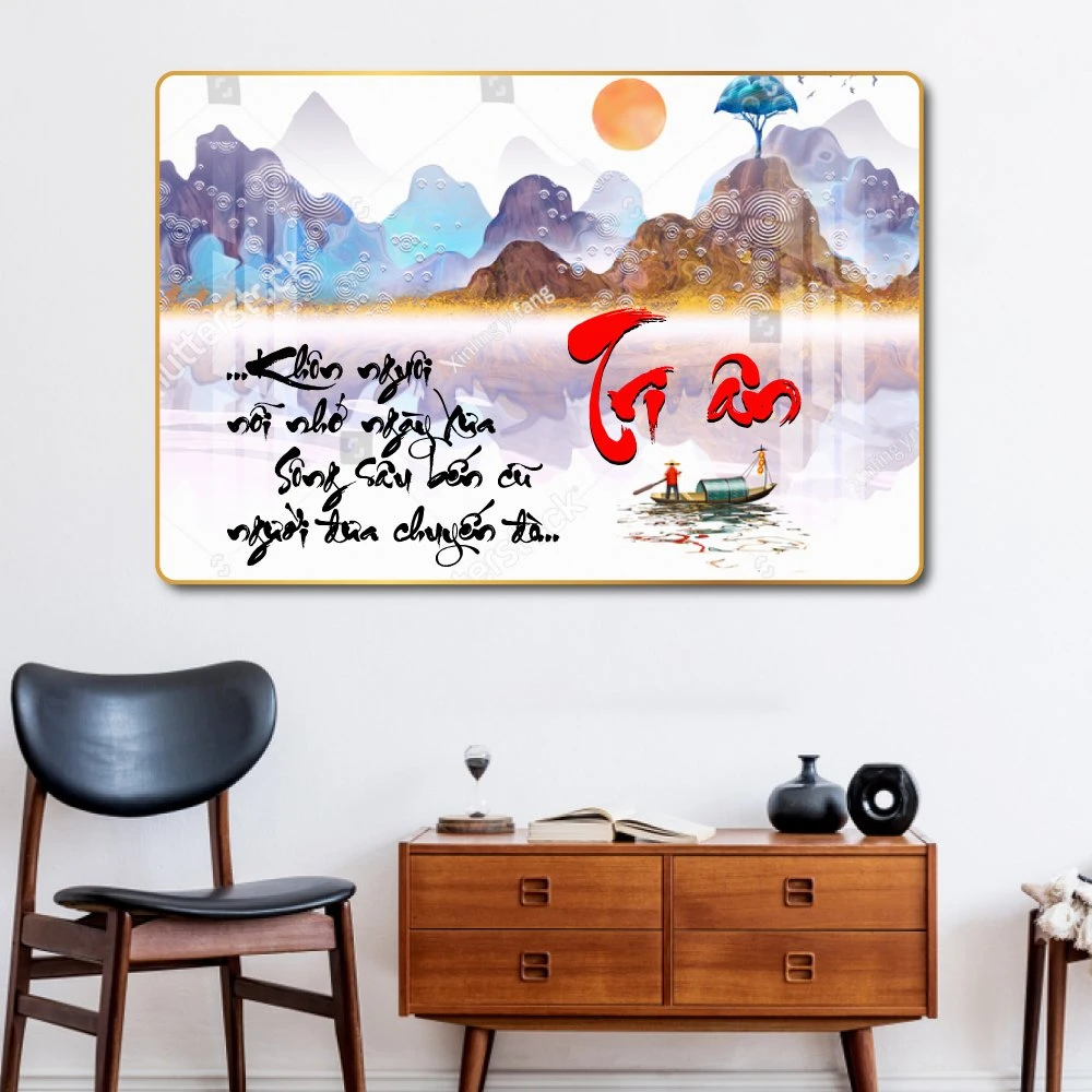 Tranh Treo Tường Thư Pháp Tri Ân
