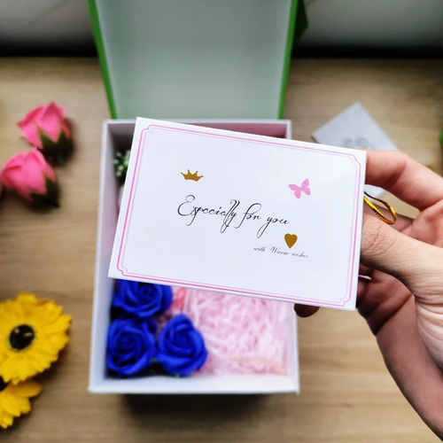 Set hộp quà tặng hoa hồng sáp yêu thương mẫu 3