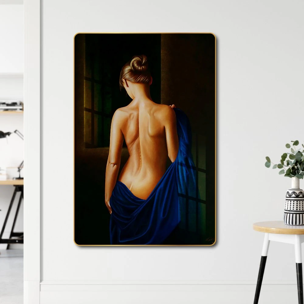 Tranh treo tường sơn dầu thiếu nữ khỏa thân 10