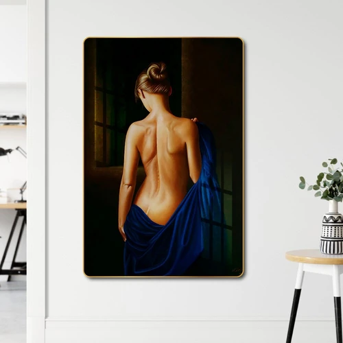 Tranh treo tường sơn dầu thiếu nữ khỏa thân 10