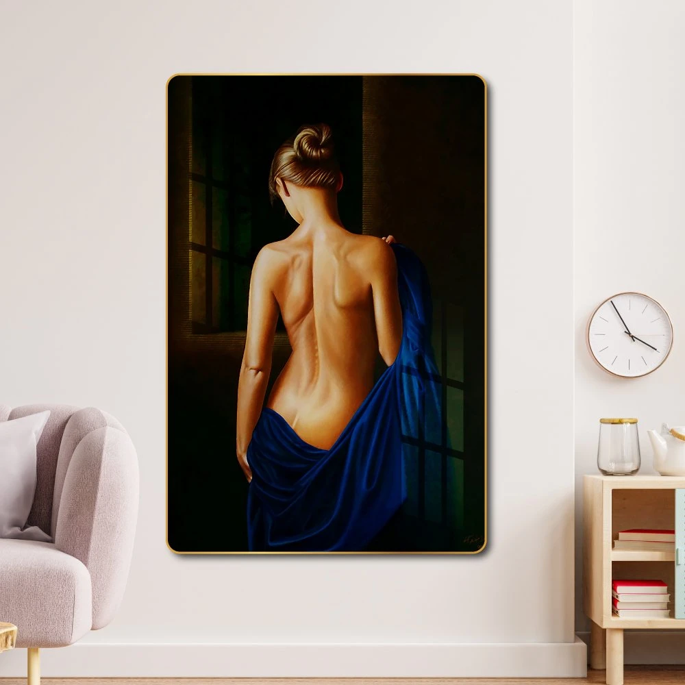 Tranh treo tường sơn dầu thiếu nữ khỏa thân 10