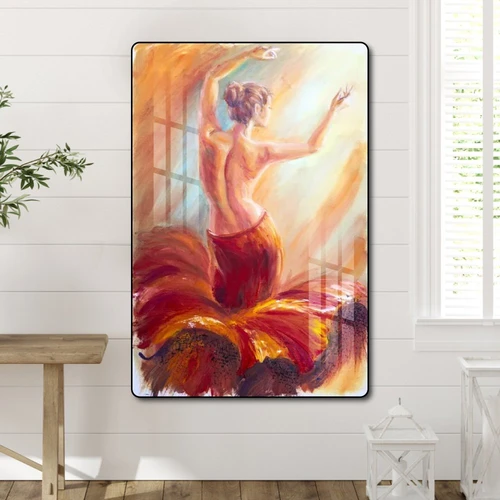 Tranh treo tường sơn dầu thiếu nữ khỏa thân 33