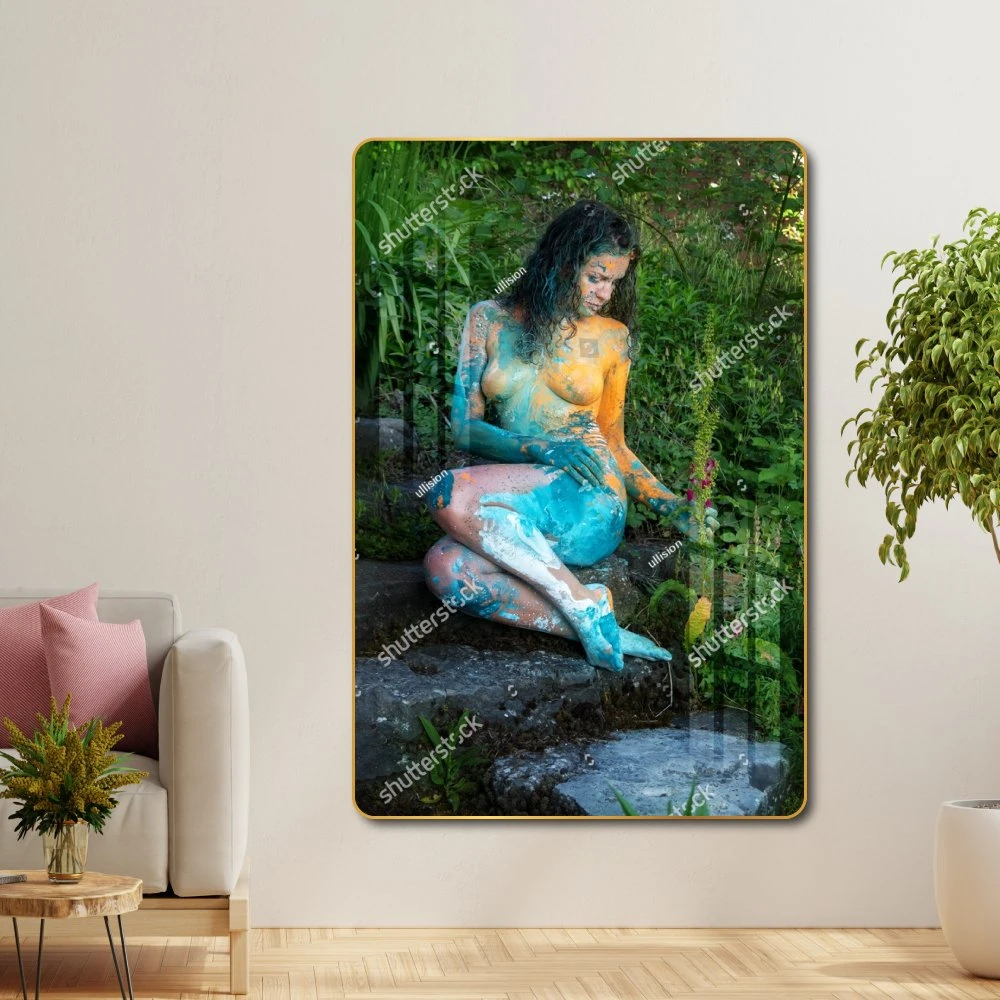 Tranh treo tường sơn dầu thiếu nữ khỏa thân 38