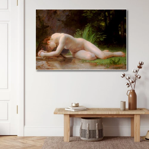 Tranh treo tường sơn dầu thiếu nữ khỏa thân 39