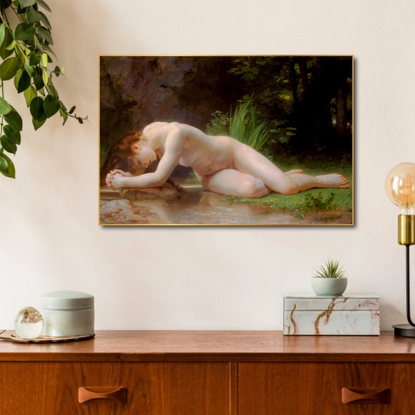 Tranh treo tường sơn dầu thiếu nữ khỏa thân 39